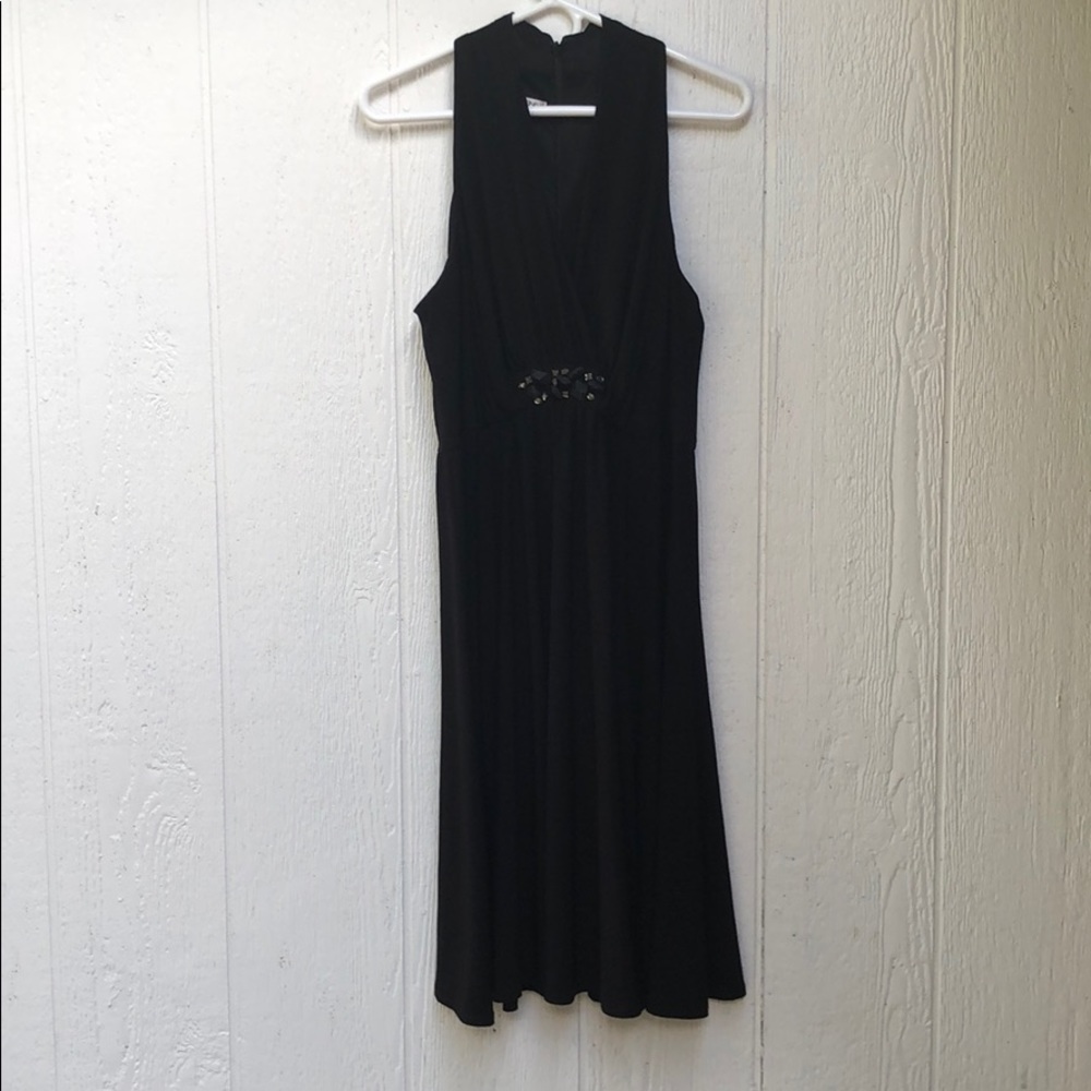 Black cocktail dress